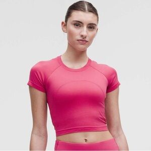 NWT Lululemon Swiftly Tech Cropped Short-Sleeve Shirt 2.0
